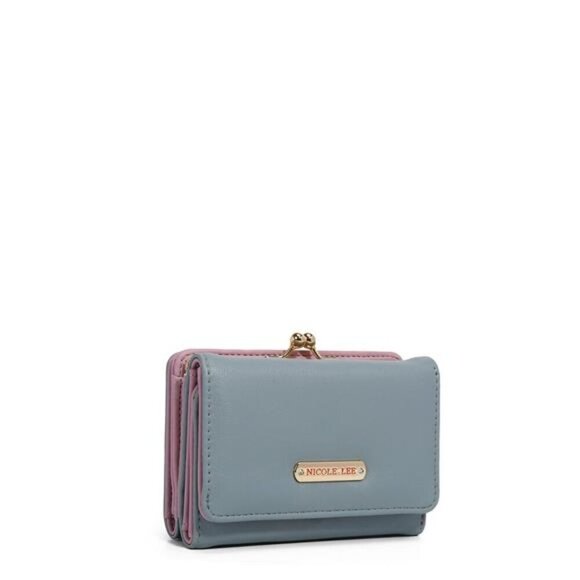 Nicole Lee USA Vegan Leather Trifold Wallet - Picture 1 of 4